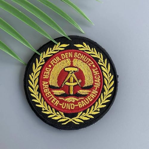 "DDR Ostdeutschland" Klett Patch Kampf Militär Moral Bestickter Aufnäher mit Haken- und Flauschbänder DIY Deko Klettpatches für Rucksack Bundeswehr Jacke "DDR Ostdeutschland" Klett Patch Kampf Militär Moral Bestickter Aufnäher mit Haken- und Flauschbänder DIY Deko Klettpatches für Rucksack Bundeswehr Jacke von Fiwzzdur