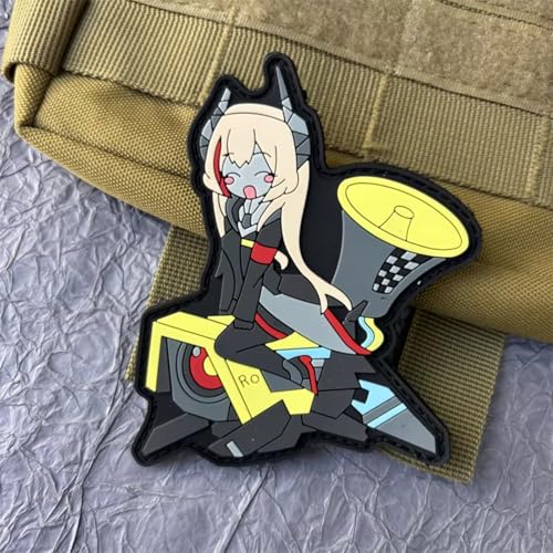 Klett Patch "Anime-Mädchen" Patches Klett Militär PVC Aufnäher DIY Deko Klettpatches für Rucksack Bundeswehr Jacke Klett Patch "Anime-Mädchen" Patches Klett Militär PVC Aufnäher DIY Deko Klettpatches für Rucksack Bundeswehr Jacke von Fiwzzdur