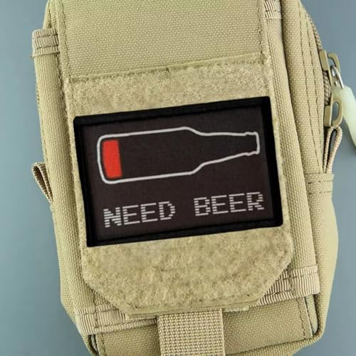 Klett Patch "BRAUCHEN BIER" Modernes Militär Moral Taktisch Flicken Bestickter Aufnäher mit Haken- und Flauschbänder Klett Patch "BRAUCHEN BIER" Modernes Militär Moral Taktisch Flicken Bestickter Aufnäher mit Haken- und Flauschbänder von Fiwzzdur