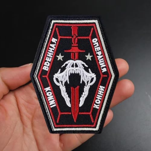 Klett Patch Modernes Militär Moral Taktisch Flicken Bestickter Aufnäher Mit Haken- Und Flauschbänder DIY Deko von Fiwzzdur