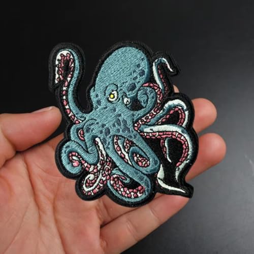 Klett Patch "Oktopus" Patches Klett Militär Moral Taktisch Flicken Bestickter Aufnäher Mit Haken- Und Flauschbänder Klett Patch "Oktopus" Patches Klett Militär Moral Taktisch Flicken Bestickter Aufnäher Mit Haken- Und Flauschbänder von Fiwzzdur