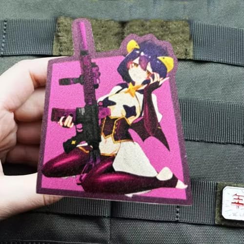 Klett Patch "Taktisches Anime-Mädchen" Patches Klett Militär Aufnäher DIY Deko Klettpatches Für Rucksack Bundeswehr Jacke Klett Patch "Taktisches Anime-Mädchen" Patches Klett Militär Aufnäher DIY Deko Klettpatches Für Rucksack Bundeswehr Jacke von Fiwzzdur
