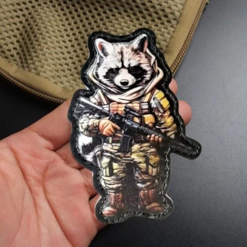 Klett Patch "Waschbär" Patches Klett Modernes Militär Moral Taktisch DIY Deko Klettpatches für Rucksack Bundeswehr Jacke Klett Patch "Waschbär" Patches Klett Modernes Militär Moral Taktisch DIY Deko Klettpatches für Rucksack Bundeswehr Jacke von Fiwzzdur