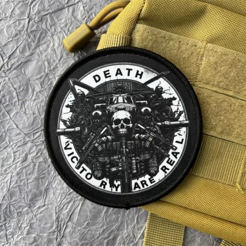 Klett Patch "Willkommen in Der Hölle Victor St. George" Patches Klett Militär DIY Deko Klettpatches Für Rucksack Bundeswehr Jacke von Fiwzzdur