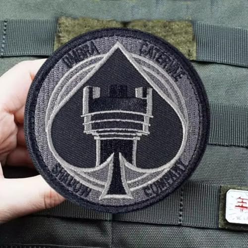 Patches Kampf Militär Moral Bestickter Aufnäher Mit Haken- Und Flauschbänder DIY Deko Klettpatches für Rucksack Bundeswehr Jacke von Fiwzzdur