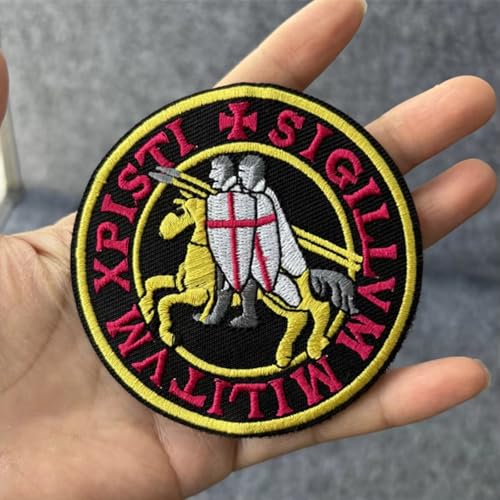 Templer-Ritter Modernes Militär Moral Taktisch Flicken Bestickter Aufnäher mit Haken- und Flauschbänder Templer-Ritter Modernes Militär Moral Taktisch Flicken Bestickter Aufnäher mit Haken- und Flauschbänder von Fiwzzdur