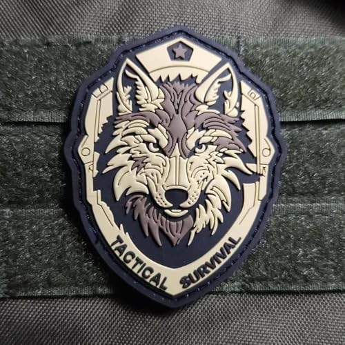 "Überlebender Wolf" Modernes Militär Moral Taktisch Patches Klett PVC Aufnäher DIY Deko Klettpatches Für Rucksack Bundeswehr Jacke "Überlebender Wolf" Modernes Militär Moral Taktisch Patches Klett PVC Aufnäher DIY Deko Klettpatches Für Rucksack Bundeswehr Jacke von Fiwzzdur