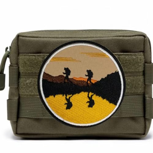 "Wandern Bei Sonnenuntergang" Patches Kampf Militär Moral Bestickter Aufnäher Mit Haken- Und Flauschbänder "Wandern Bei Sonnenuntergang" Patches Kampf Militär Moral Bestickter Aufnäher Mit Haken- Und Flauschbänder von Fiwzzdur