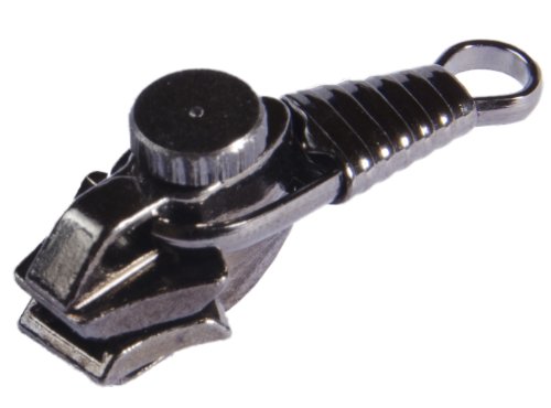 FixnZip Ersatz-Reißverschluss schwarz. aus Nickel, für Näharbeiten, klein von FixnZip