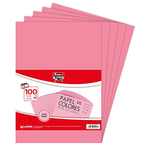 Feste Blätter, 75 g, Papier, Neonrosa, A4 Feste Blätter, 75 g, Papier, Neonrosa, A4 von Fixo