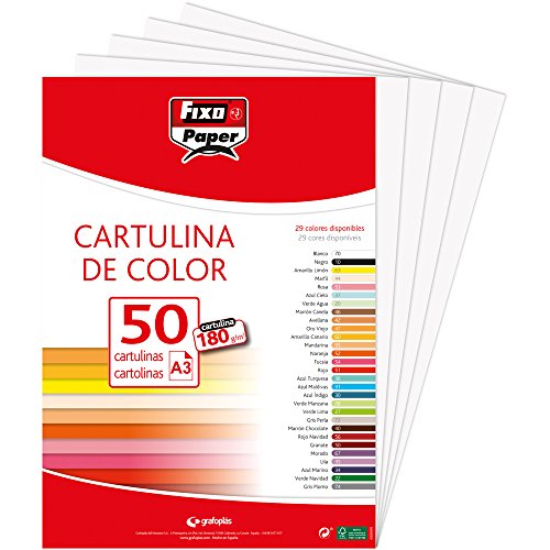 Fixo 11120370 – Pack 50 Bögen, A3, Weiß Fixo 11120370 – Pack 50 Bögen, A3, Weiß von Fixo