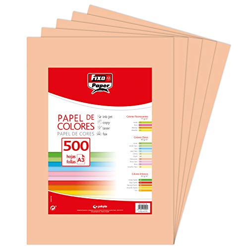 Fixo Blätter 80 g, Papier, Pfirsich, A3 Fixo Blätter 80 g, Papier, Pfirsich, A3 von Fixo