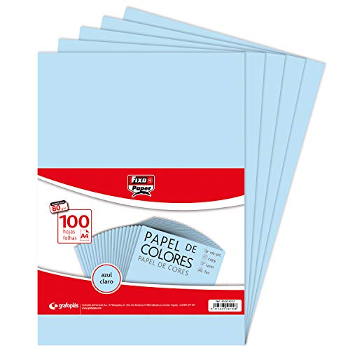 Fixo Blätter 80 g, Papier, hellblau, A4 Fixo Blätter 80 g, Papier, hellblau, A4 von Fixo