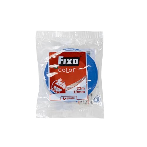 Fixo Color 75088230 Klebeband, Blau, 19 mm x 33 m, ideal für Bastelarbeiten Fixo Color 75088230 Klebeband, Blau, 19 mm x 33 m, ideal für Bastelarbeiten von Fixo