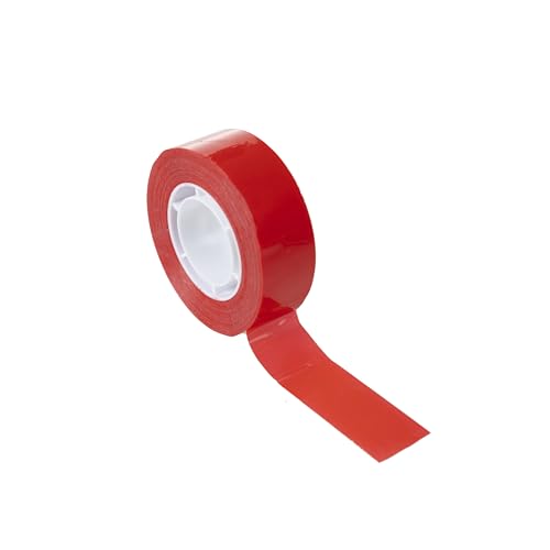 FIXO Farbe 75088351 Klebeband, Rot, 19 mm x 33 m, ideal für Bastelarbeiten von Fixo