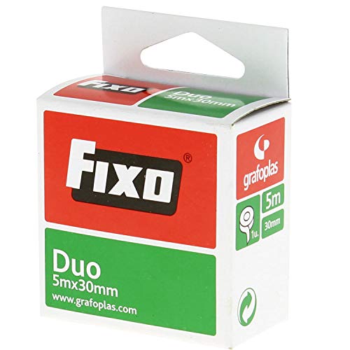 Fixo Duo 75600600 doppelseitiges Klebeband, 30 mm x 5 m, säure- und igninfrei, ideal für Bastelarbeiten mit EVA und Scrapbooking von Fixo
