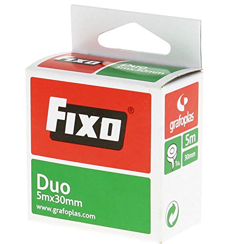 Fixo Duo 75600600 doppelseitiges Klebeband, 30 mm x 5 m, säure- und igninfrei, ideal für Bastelarbeiten mit EVA und Scrapbooking Fixo Duo 75600600 doppelseitiges Klebeband, 30 mm x 5 m, säure- und igninfrei, ideal für Bastelarbeiten mit EVA und Scrapbooking von Fixo