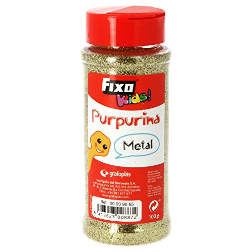 Fixo Kids – Glitzer, 100 g, Farbe: Gold von Fixo