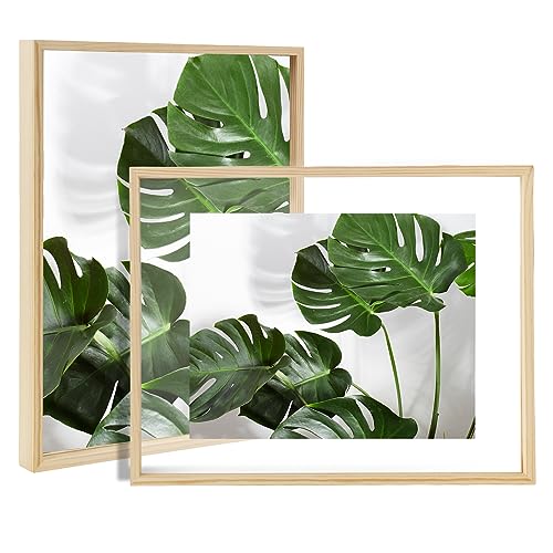 Fixwal Floating Frames 5x7 2er Set Bilderrahmen 5x7 für Fotos aus Massivholzrahmen Doppelglas Display Design Desktop oder Wanddisplay Original Holz Fixwal Floating Frames 5x7 2er Set Bilderrahmen 5x7 für Fotos aus Massivholzrahmen Doppelglas Display Design Desktop oder Wanddisplay Original Holz von Fixwal