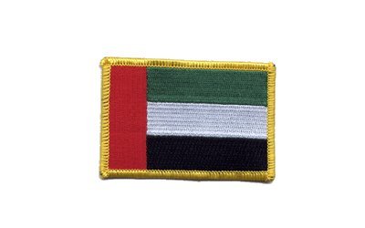 Aufnäher, bestickt, Wappen / Flagge, Vereinigte Arabischen Emirate, 8 x 6 cm von Flaggenfritze