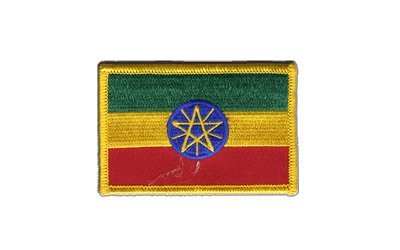 Aufnäher Patch Flagge Äthiopien - 8 x 6 cm von Flaggenfritze