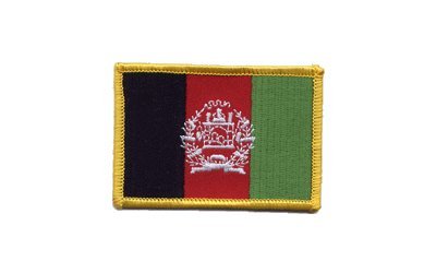 Aufnäher Patch Flagge Afghanistan - 8 x 6 cm von Flaggenfritze
