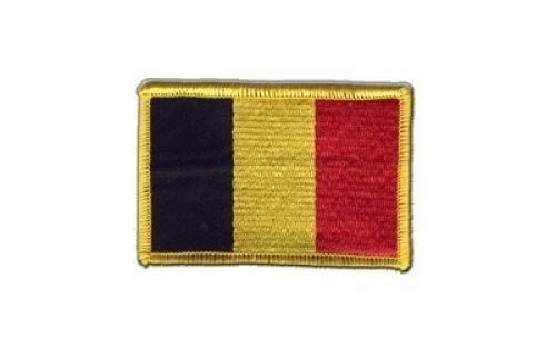 Aufnäher Patch Flagge Belgien - 8 x 6 cm von Flaggenfritze