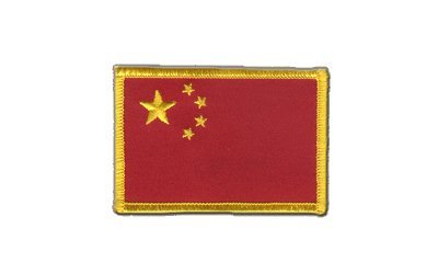 Aufnäher Patch Flagge China - 8 x 6 cm von Flaggenfritze