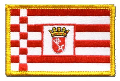 Aufnäher Patch Flagge Deutschland Bremen - 8 x 6 cm von Digni