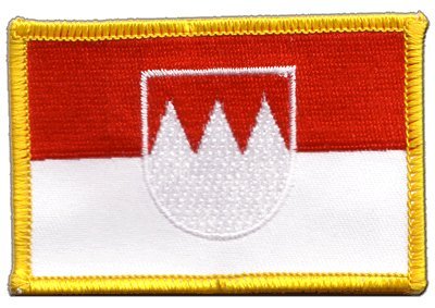 Aufnäher Patch Flagge Deutschland Franken - 8 x 6 cm von Digni