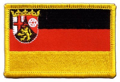 Aufnäher Patch Flagge Deutschland Rheinland-Pfalz - 8 x 6 cm von Digni
