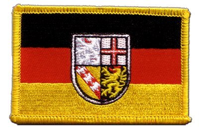 Aufnäher Patch Flagge Deutschland Saarland - 8 x 6 cm von Digni