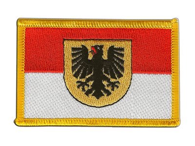 Aufnäher Patch Flagge Deutschland Stadt Dortmund - 8 x 6 cm von Flaggenfritze