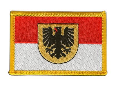 Aufnäher Patch Flagge Deutschland Stadt Dortmund - 8 x 6 cm von Digni