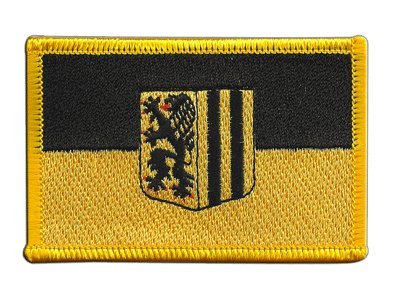 Aufnäher Patch Flagge Deutschland Stadt Dresden - 8 x 6 cm von Digni