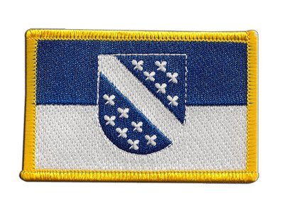 Aufnäher Patch Flagge Deutschland Stadt Kassel - 8 x 6 cm von Digni