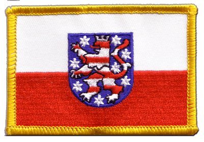 Aufnäher Patch Flagge Deutschland Thüringen - 8 x 6 cm Aufnäher Patch Flagge Deutschland Thüringen - 8 x 6 cm von Flaggenfritze