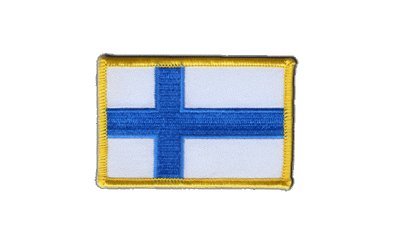 Aufnäher Patch Flagge Finnland - 8 x 6 cm von Digni