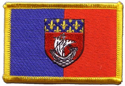 Aufnäher Patch Flagge Frankreich Paris - 8 x 6 cm von Flaggenfritze