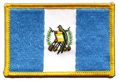 Aufnäher Patch Flagge Guatemala - 8 x 6 cm von Flaggenfritze