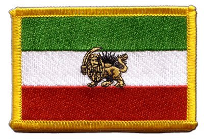 Aufnäher Patch Flagge Iran Shahzeit - 8 x 6 cm von Digni