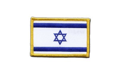 Aufnäher Patch Flagge Israel - 8 x 6 cm von Flaggenfritze