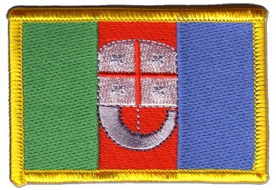 Aufnäher Patch Flagge Italien Ligurien - 8 x 6 cm von Digni