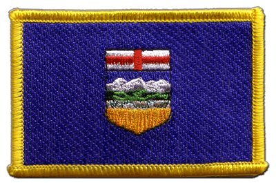 Aufnäher Patch Flagge Kanada Alberta - 8 x 6 cm von Flaggenfritze