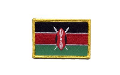 Aufnäher Patch Flagge Kenia - 8 x 6 cm von Flaggenfritze