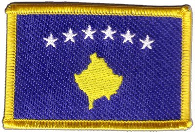 Aufnäher Patch Flagge Kosovo - 8 x 6 cm von Digni