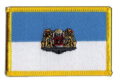 Aufnäher Patch Flagge Lettland Riga - 8 x 6 cm von Flaggenfritze