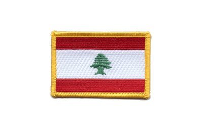Aufnäher Patch Flagge Libanon - 8 x 6 cm von Digni