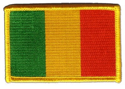 Aufnäher Patch Flagge Mali - 8 x 6 cm von Digni