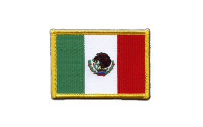 Aufnäher Patch Flagge Mexiko - 8 x 6 cm von Flaggenfritze